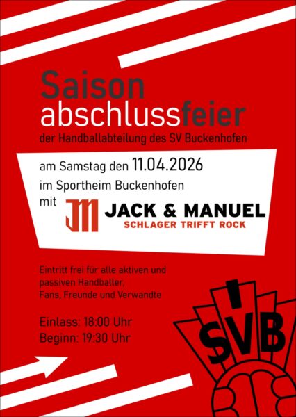 Saisonabschlussfeier der Handballer